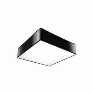 Čierne stropné svietidlo 25x25 cm Mitra – Nice Lamps