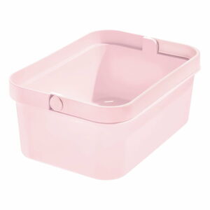 Ružový úložný košík iDesign Eco Tote