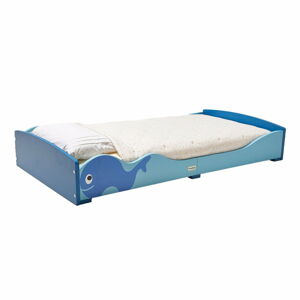 Modrá detská posteľ 70x140 cm Whale - Rocket Baby