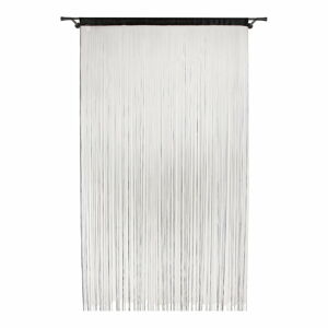 Čierna záclona 140x285 cm String – Mendola Fabrics