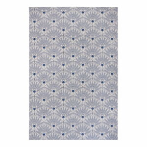 Modro-sivý vonkajší koberec Ragami Amsterdam, 120 x 170 cm