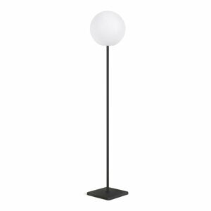 Biela/čierna LED stojacia lampa na diaľkové ovládanie (výška  120 cm) Dinesh – Kave Home