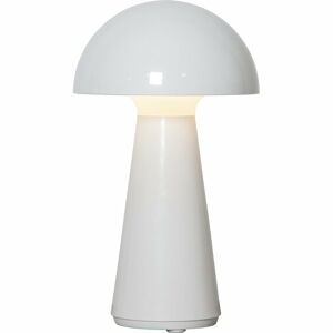 Biela LED stolová lampa so stmievačom (výška  28 cm) Mushroom – Star Trading