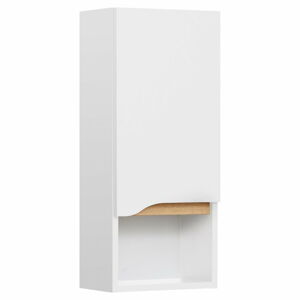 Biela vysoká/závesná kúpeľňová skrinka 30x70 cm Set 857 – Pelipal