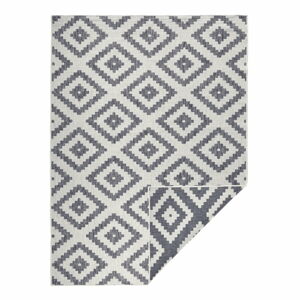 Sivý vonkajší koberec NORTHRUGS Malta, 80 x 150 cm