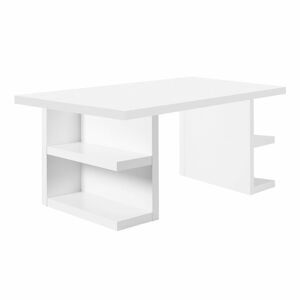 Biely pracovný stôl TemaHome Multi, dĺžka 160 cm