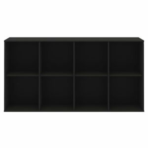 Čierny modulárny policový systém 136x69 cm Mistral Kubus - Hammel Furniture