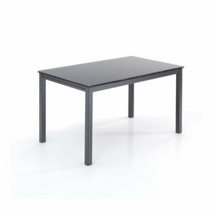 Rozkladací jedálenský stôl so sklenenou doskou 80x140 cm – Tomasucci