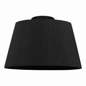 Čierne stropné svietidlo Sotto Luce KAMI CP, Ø 36 cm