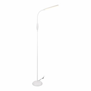 Biela LED stojacia lampa (výška  145 cm) Toro – Trio