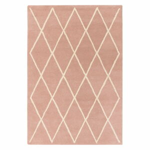 Ružový ručne tkaný vlnený koberec 200x290 cm Albany – Asiatic Carpets