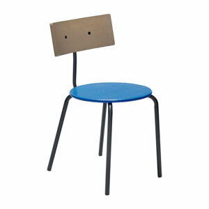 Modré/v prírodnej farbe jedálenské stoličky v súprave 4 ks Koi – Hübsch