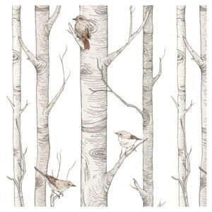 Nástenná tapeta s motívom Škandinávske brezy Dekornik