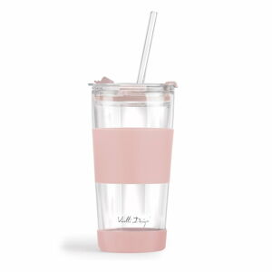 Ružový termo hrnček 600 ml Fuori – Vialli Design