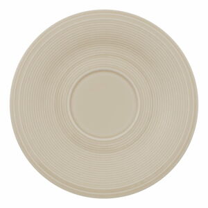 Bielo-béžový porcelánový tanierik Like by Villeroy & Boch, 15,5 cm