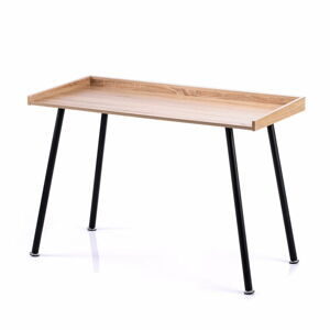 Pracovný stôl s doskou v dubovom dekore 52x115 cm Missa – Homede