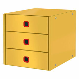 Oranžový kartónový organizér na písacie potreby a dokumenty Click&Store - Leitz
