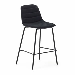 Čierne barové stoličky v súprave 2 ks 92,5 cm Zunilda – Kave Home