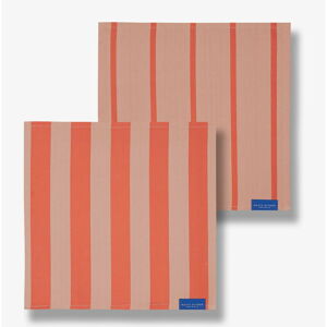 Textilné obrúsky v sade 2 ks Stripes - Mette Ditmer Denmark
