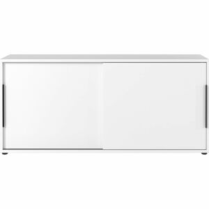 Biela skrinka s posuvnými dverami 160x74 cm Mailand – Germania