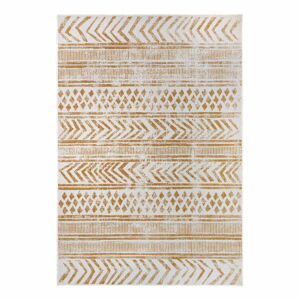 Okrovožltý/biely vonkajší koberec 80x150 cm Biri – NORTHRUGS