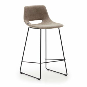 Svetlohnedé barové stoličky v súprave 2 ks (výška sedadla 65 cm) Zahara – Kave Home