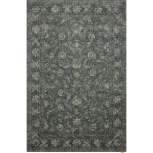 Sivý vlnený koberec 300x400 cm Calisia Vintage Flora – Agnella