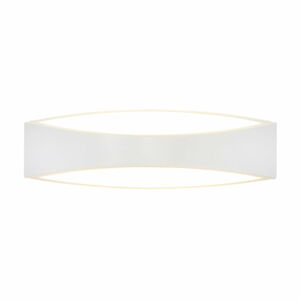 Biele nástenné svietidlo s LED svetlom SULION Selma