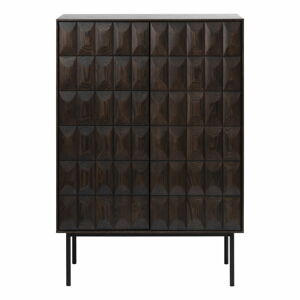 Čierna komoda Unique Furniture Latina
