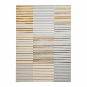 Svetlosivý/v zlatej farbe koberec 80x150 cm Apollo – Think Rugs