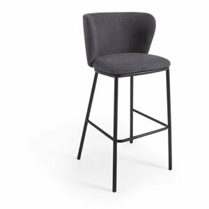 Tmavosivé barové stoličky v súprave 2 ks 102 cm Ciselia - Kave Home