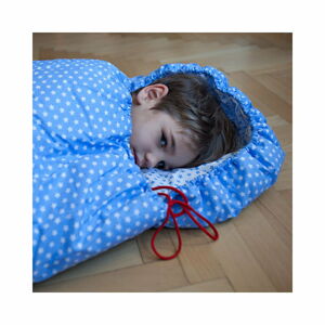 Modrý detský spací vak Bartex Design, 70 x 200 cm