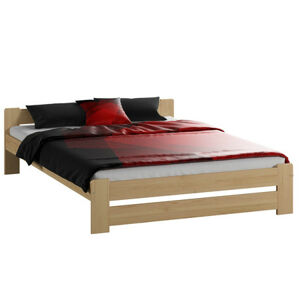 Vyvýšená masívna posteľ Euro 180x200 cm vrátane roštu Borovica