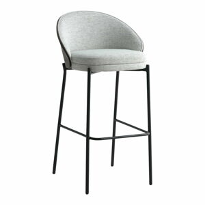 Svetlosivé barové stoličky v súprave 2 ks 98 cm Canelas – House Nordic