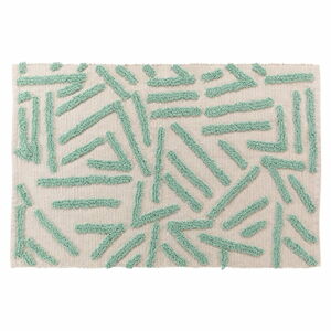 Prateľný koberec v mentolovo-krémovej farbe 60x90 cm Athena – douceur d'intérieur