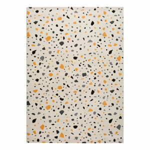 Biely koberec Universal Adra Punto, 57 x 110 cm