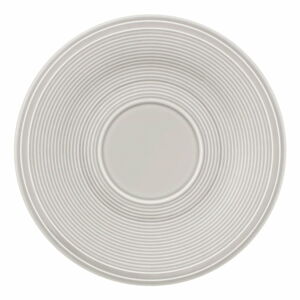 Bielo-sivý porcelánový tanierik Like by Villeroy & Boch, 15,5 cm
